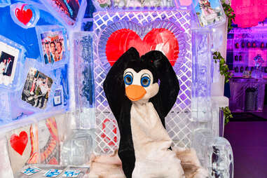 Minus5º Icebar's penguin mascot