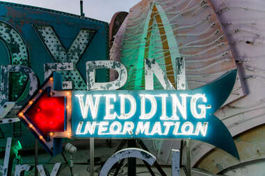 The Neon Museum wedding