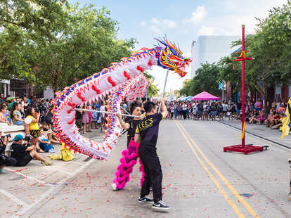 Fierce Whiskers dragon dance