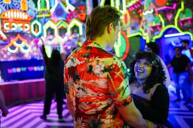 couple at meow wolf grapevine