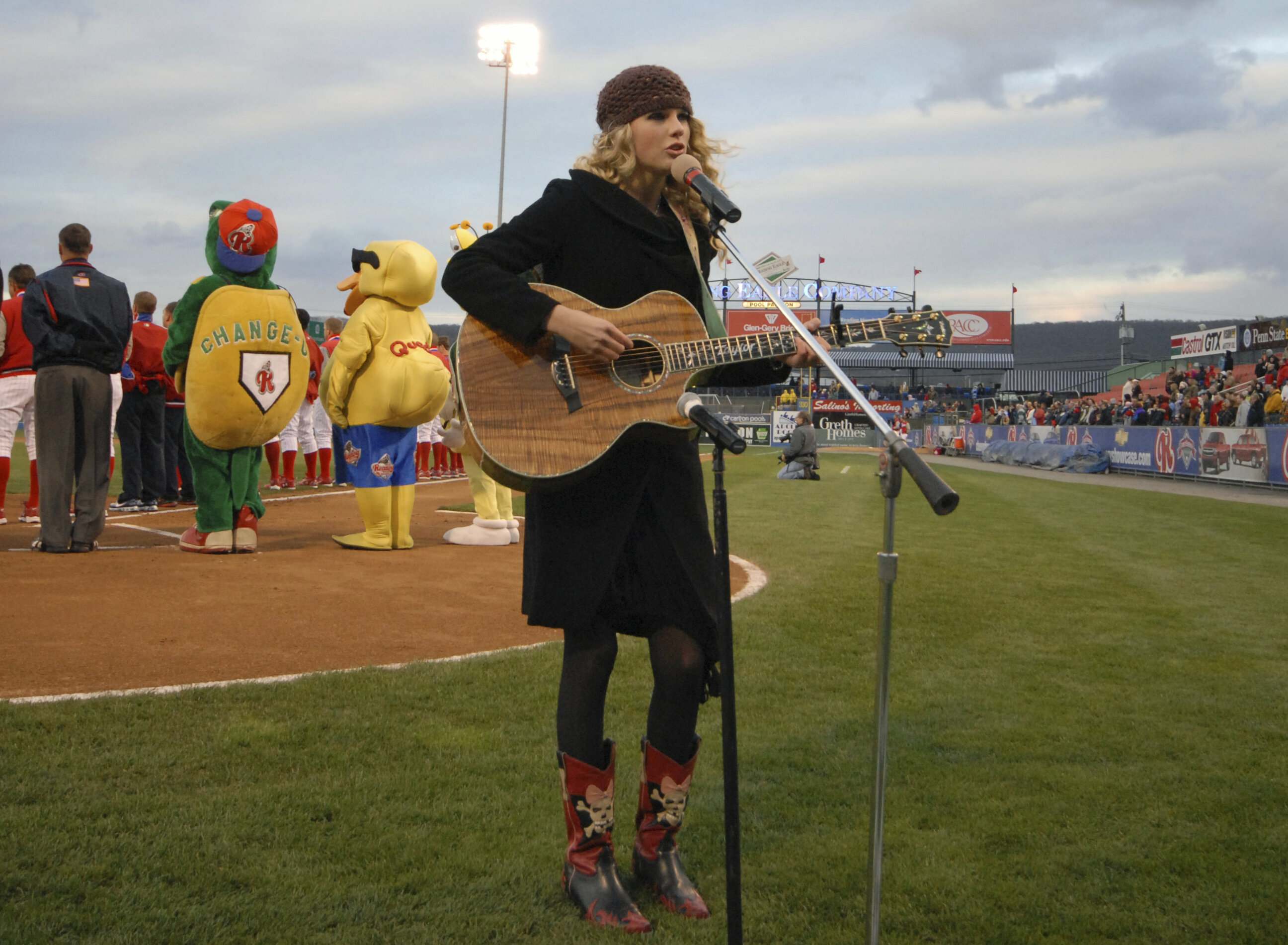 Taylor Swift’s Connections to Sports Go Back to Her Early Days Performing the National Anthem