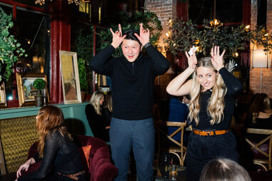 Ambyr Club members at a recent game night