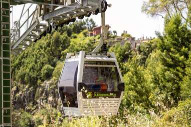 cable car monte tropical garden