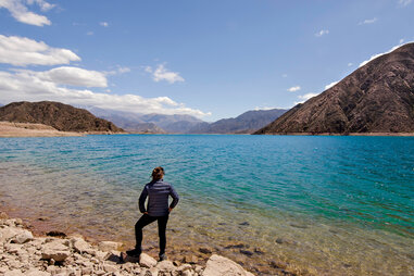 potrerillos lake mendoza