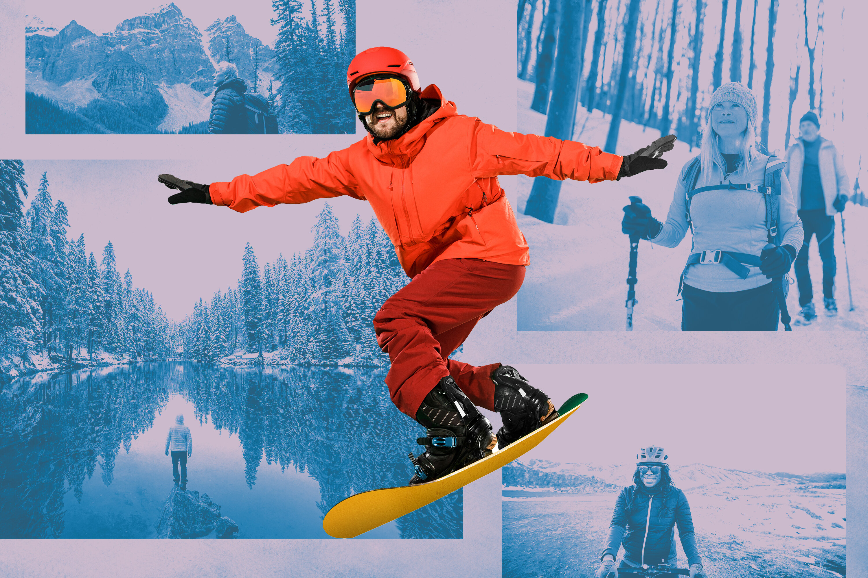 snowboarding winter travel 