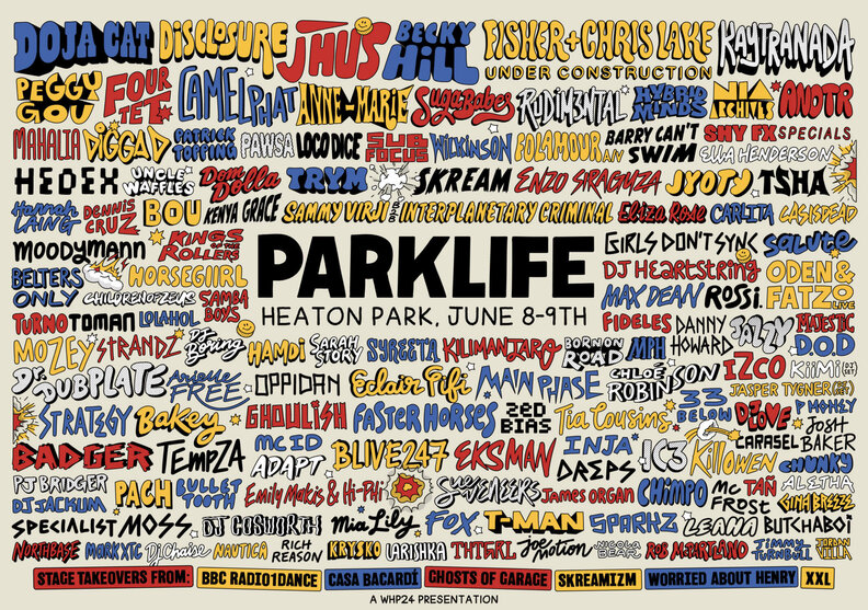 parklife 2024 music festival manchester lineup