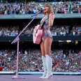  Taylor Swift performs at Melbourne Cricket Ground on February 16, 2024 in Melbourne, Australia. 