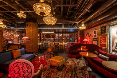 lilly rose lounge inside the wayfarer dtla in downtown la