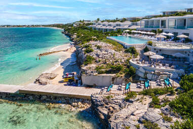 turquoise sea white sand beach turks and caicos