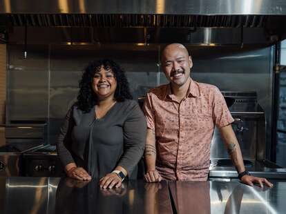 Jūn chefs Evelyn Garcia and Henry Lu