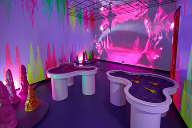 slime cave at sloomoo institute slime museum in los angeles