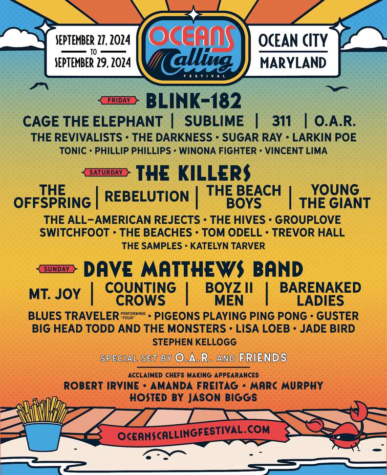 oceans calling festival 2024 lineup ocean city