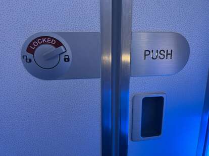 plane bathroom