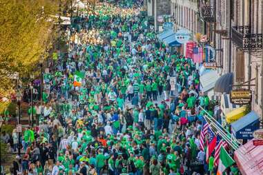 Savannah St. Patrick's Day river street