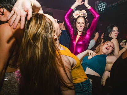 New Yorkers dancing at a recent Matinée Social Club party