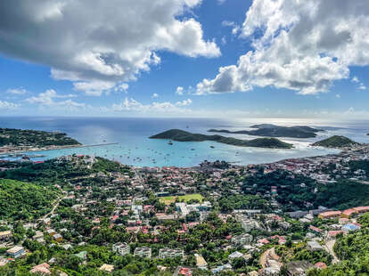 One of the highest and most popular panoramic views on Saint Thomas, U.S. Virgin Islands