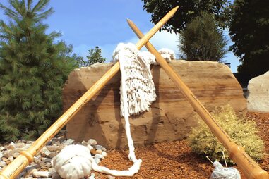 World’s largest knitting needles, Casey, Illinois