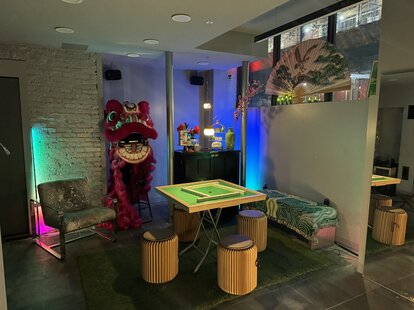 Mahjong room at Chop Suey Club