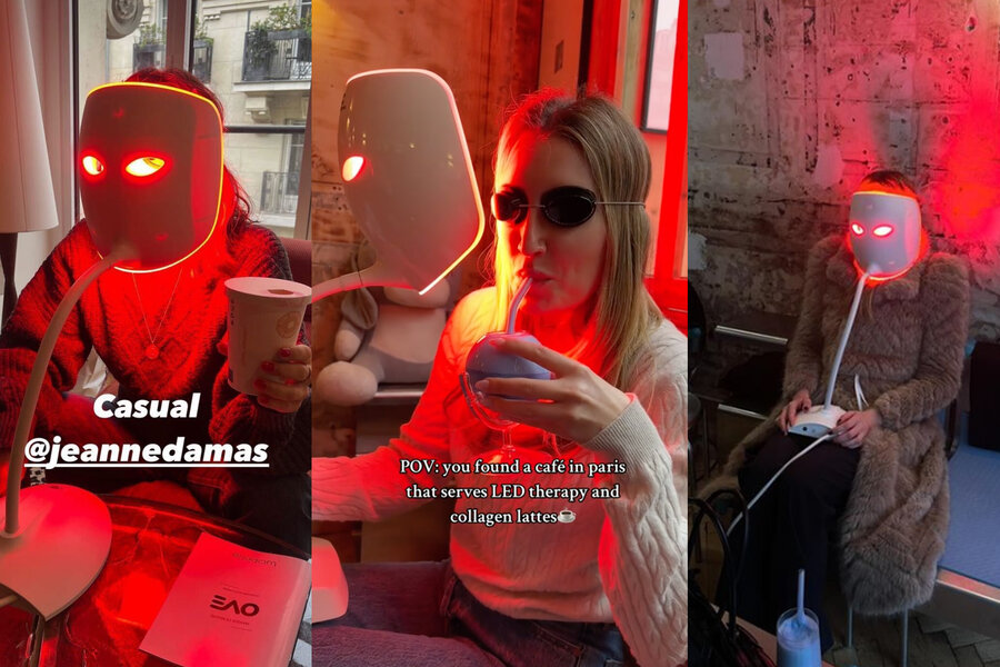 In Paris, You Can Get a Collagen Latte with a Side of Red Light Therapy