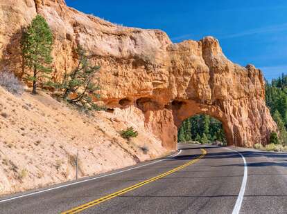 Bryce Canyon Country Scenic Byway 12 Red Canyon Tunnel