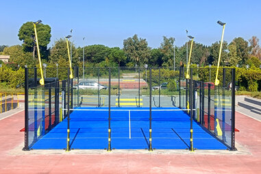 traditional Padel court