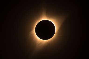 total solar eclipse photograph