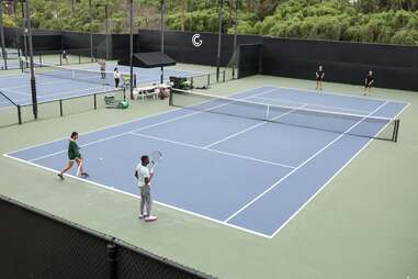 Griffin Club LA tennis courts