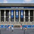 A rendering of Team USA House at the 2024 Summer Olympics in Paris, France. 