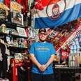 Amaurys Grullon at his Bronx-centric souvenir shop, Bronx Native