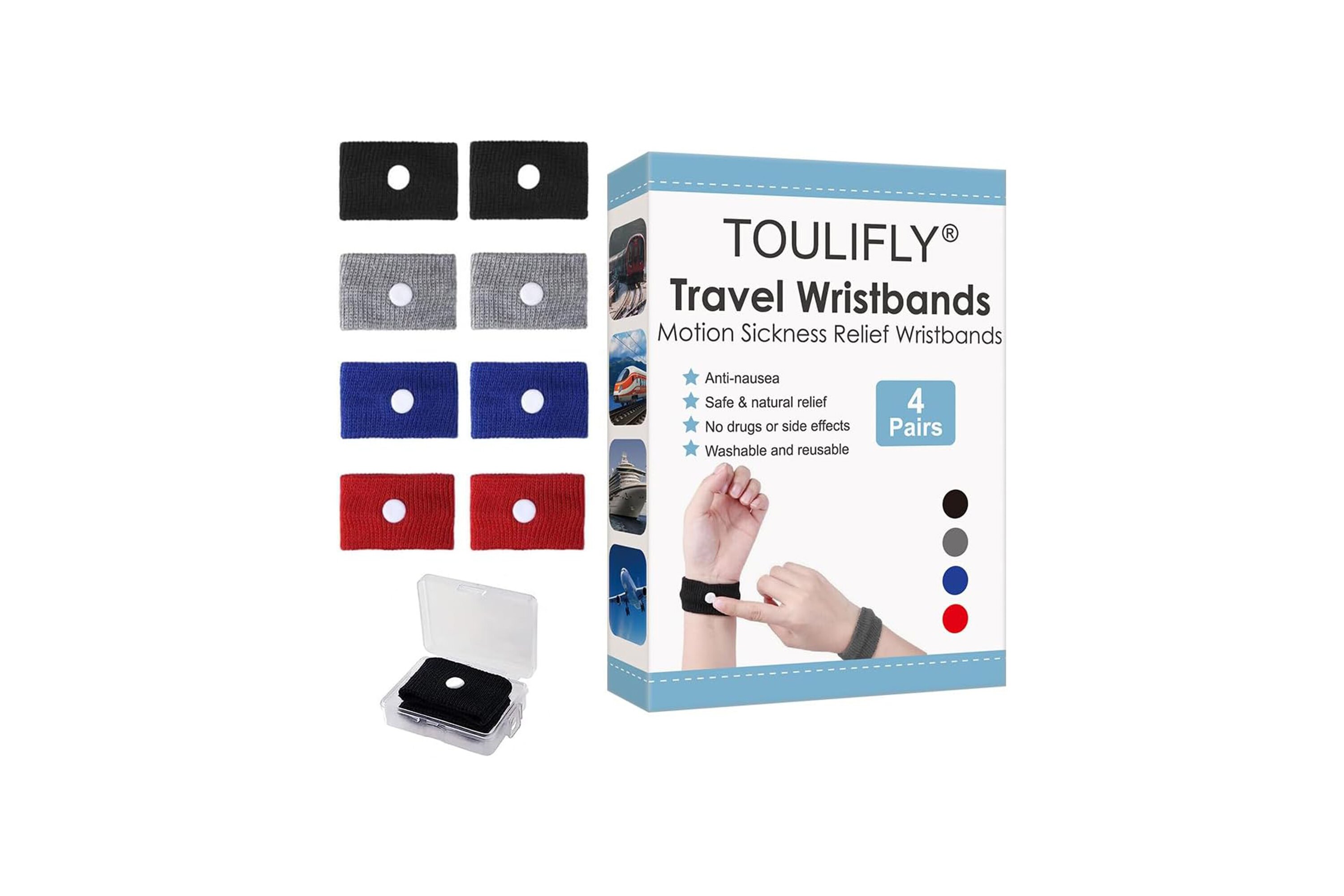 Wristbands for Anti-Nausea Seasickness/Airsickness