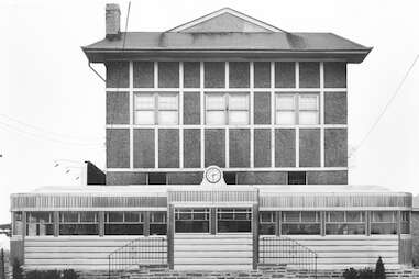 archival vintage photos of bob's diner in the late 1940s when it was built