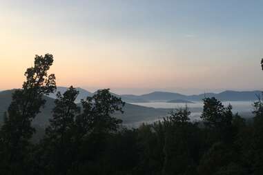 Mountains from Cambria Terrace Bar