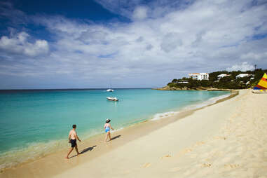 Meads Bay beach in Anguila