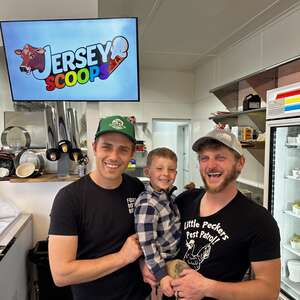 Foggy Bottom Boys in Jersey Scoops ice cream store 