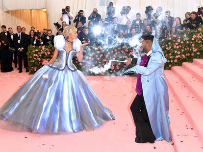 Zendaya and Law Roach at the 2019 Met Gala