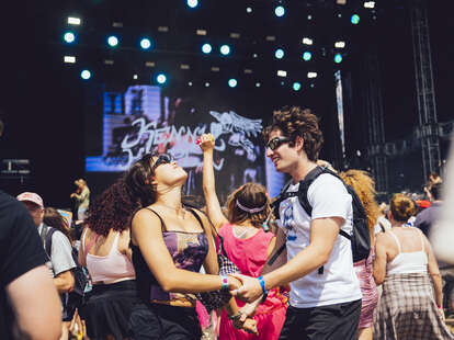 Dancing at Gov Ball