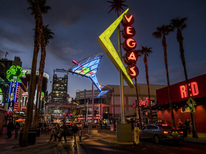 Fremont Street Downtown Las Vegas