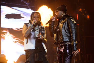 Future and Metro Boomin perform during Future & Friends "One Big Party Tour"