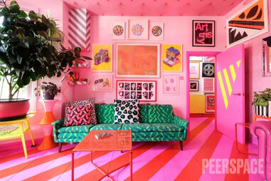 Chic and Colorful Home in Hackney