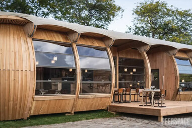 Wooden Cabin by the Water