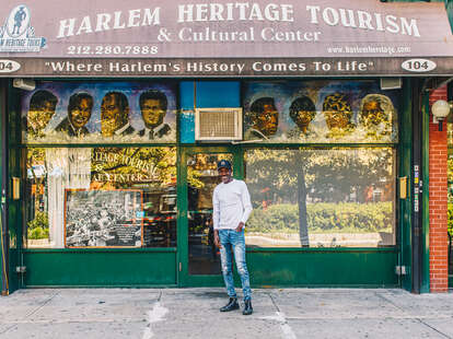 Founder of Harlem Heritage Tours, Neal Shoemaker