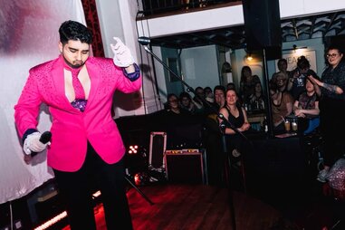 mark anthony drag king performing