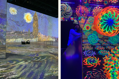 van gogh immersive experience las vegas solo travel