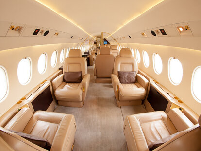 private jet interiors