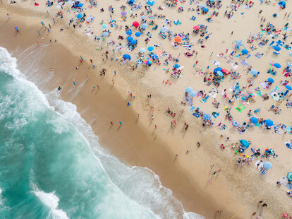 Aerial view of Asbury Park, New Jersey