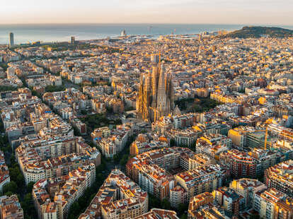 Barcelona skyline