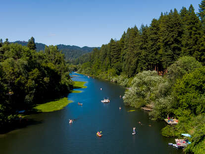 Russian River in Guerneville CA