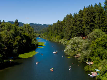 Russian River in Guerneville CA 