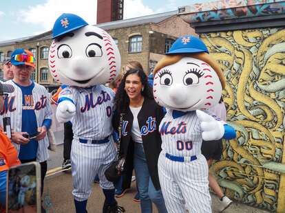 Mets fans at the London Series