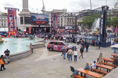 Trafalgar Square MLB takeover